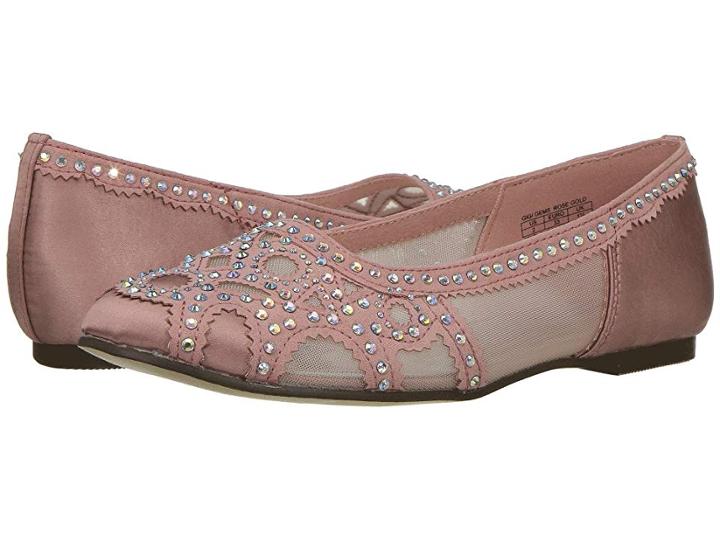 Badgley Mischka Kids Gigi Gems (little Kid/big Kid) (rose Gold Pink) Girls Shoes