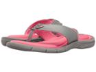 Ryka Refresh (frost Grey/calypso Coral/chrome Silver) Women's Sandals