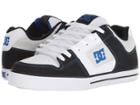 Dc Pure (black/white/blue) Men's Skate Shoes