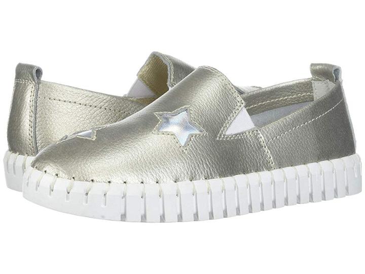 Bernie Mev. Kids Twk37 (little Kid/big Kid) (gold/silver Stars) Girl's Shoes