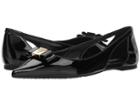 Michael Michael Kors Carlson Flat (black Patent) Women's Flat Shoes