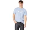 Huf Essentials Og Logo Short Sleeve Tee (forever Blue) Men's T Shirt