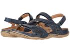 Earth Maui (indigo Blue Soft Burnished Leather) Women's  Shoes