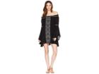 Rock And Roll Cowgirl Bell Sleeve Dress D4-5801 (black) Women's Dress