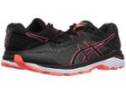 Asics Gt-2000 6 (black/flash Coral) Women's Running Shoes