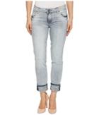 Kut From The Kloth Catherine Boyfriend W/ Pearl Cuff In Moderated (moderated/medium Base Wash) Women's Jeans
