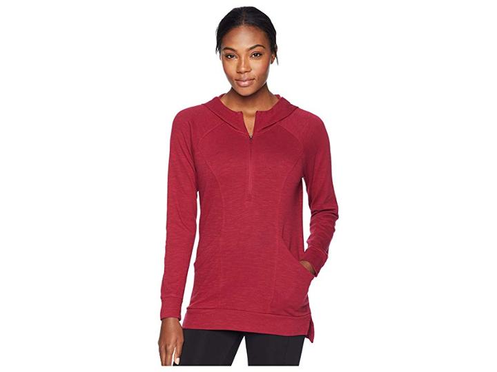 The North Face Om 1/2 Zip (rumba Red) Women's Long Sleeve Pullover