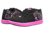 Dc Kids Court Graffik Elastic Ul (toddler) (black Graphic) Girls Shoes