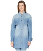 The Kooples Long Tencel Shirt (blue) Women's Clothing