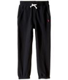 Polo Ralph Lauren Kids Collection Fleece Pull-on Pants (little Kids) (polo Black) Boy's Casual Pants