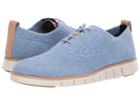 Cole Haan Zerogrand Stitchlite Wool Oxford (blue Wool Heathered/ivory) Men's Shoes