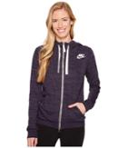 Nike Sportswear Gym Classic Full Zip Hoodie (obsidian/heather/sail) Women's Sweatshirt