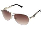Guess Gf0257 (gold/brown Gradient Lens) Fashion Sunglasses