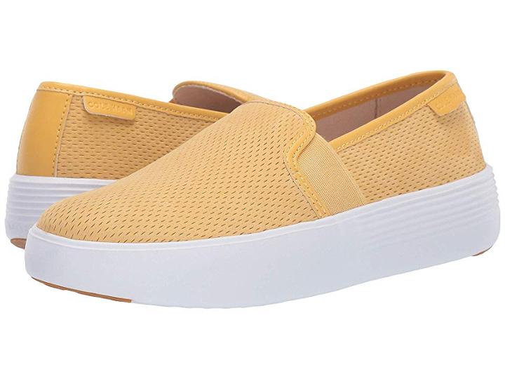 Cole Haan Grand Crosscourt Flatform (sunset Gold) Women's Shoes