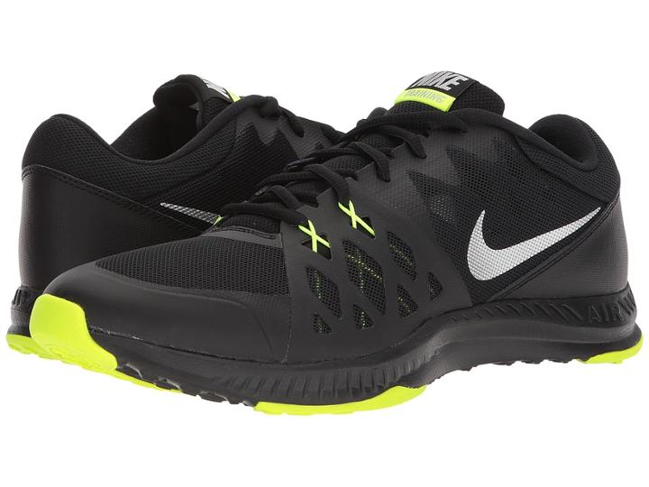 Nike Air Epic Speed Tr Ii (black/metallic Silver/volt) Men's Cross Training Shoes