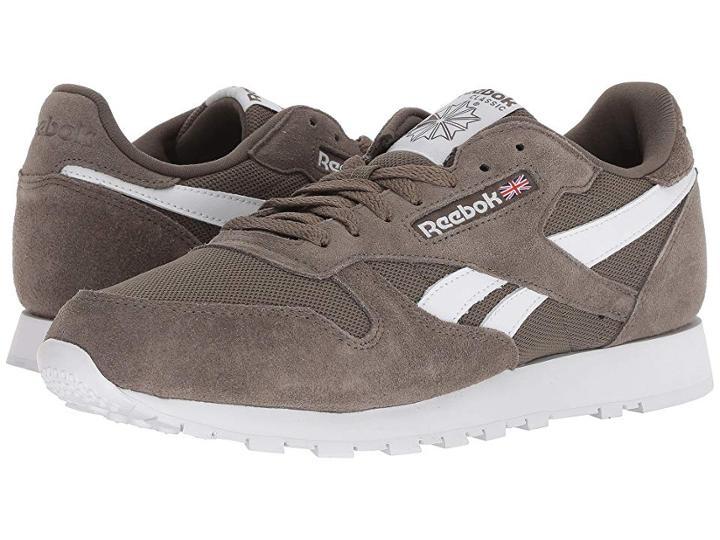 Reebok Lifestyle Classic Leather Mu (terrain Grey/white) Men's Classic Shoes