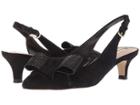 Tahari Maslow (black Suede/breach) Women's 1-2 Inch Heel Shoes
