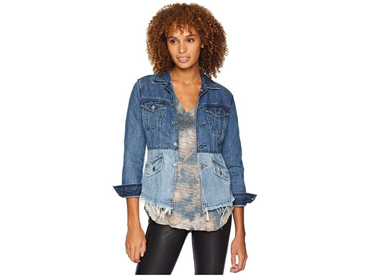 Lucky Brand Remade Waisted Trucker Jacket (bolgart) Women's Coat