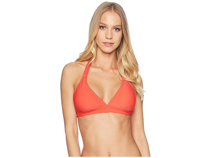 Prana Lahari Halter Top (carmine Pink) Women's Swimwear