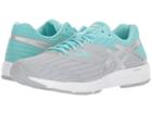 Asics Amplica (mid Grey/silver/aruba Blue) Women's Running Shoes