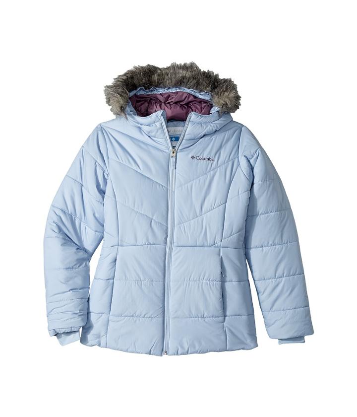 Columbia Kids Katelyn Cresttm Jacket (little Kids/big Kids) (faded Sky/antique Iris) Girl's Coat