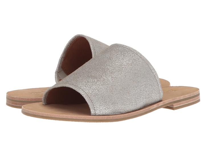 Frye Riley Slide (silver) Women's Sandals