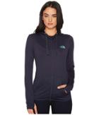 The North Face Fave Lite Lfc Full Zip Hoodie (urban Navy/bristol Blue) Women's Sweatshirt