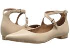 Frye Sienna Cross Ballet (beige Soft Nappa Lamb) Women's Flat Shoes