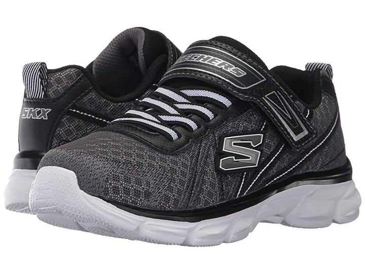 Skechers Kids Advance (little Kid/big Kid) (charcoal/black) Boy's Shoes