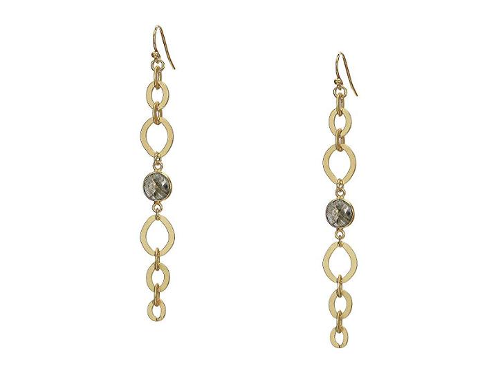 Chan Luu Chain Link Earrings (labradorite 1) Earring