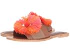 Kenneth Cole New York Orton (orange Multi Fabric) Women's Slide Shoes