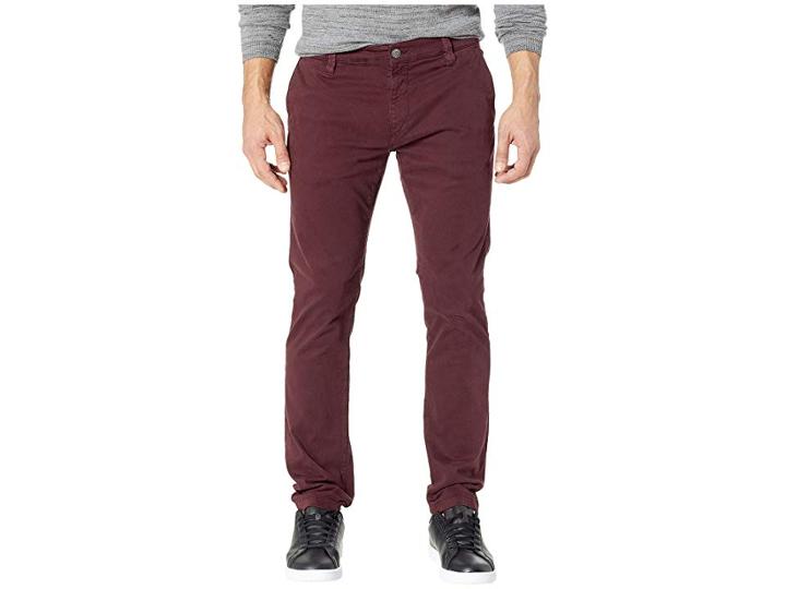 Mavi Jeans Johnny Slim Twill Chino In Burgundy Twill (burgundy Twill) Men's Jeans