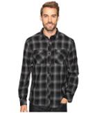 Icebreaker Lodge Long Sleeve Flannel Shirt (metro Heather/stealth/black) Men's Clothing
