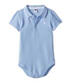 Janie And Jack Polo One-piece (infant) (light Blue) Boy's Jumpsuit & Rompers One Piece