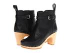 Swedish Hasbeens High Heeled Jodhpur (black/nature Sole) Women's Pull-on Boots