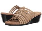Walking Cradles Nelson (taupe) Women's Toe Open Shoes