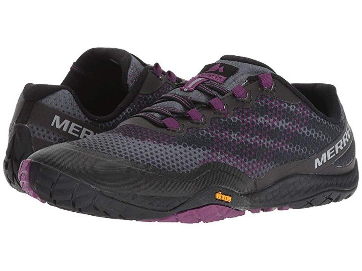 Merrell Trail Glove 4 Shield (black/purple) Women's Cross Training Shoes