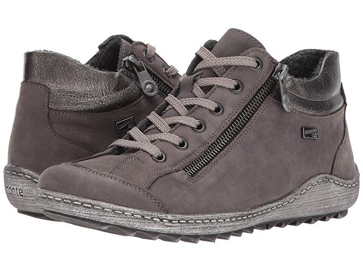 Rieker R1483 Liv 83 (gris/altsilber/fumo) Women's Lace Up Casual Shoes