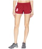Adidas Mexico M10 3 Shorts (collegiate Burgundy) Women's Shorts