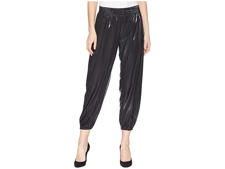 Kamalikulture By Norma Kamali Boyfriend Jog Pants (black) Women's Casual Pants