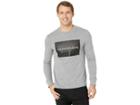 Calvin Klein Jeans Institutional Box Long Sleeve Crew (steel Wool Heather) Men's Clothing