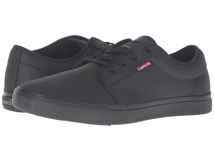 Levi's(r) Shoes Porter Ii (black Mono) Men's Lace Up Casual Shoes