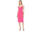 Jill Jill Stuart Elastane Bodycon Cocktail Dress (hot Pink) Women's Dress