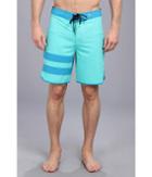 Hurley Phantom 60 Block Party Boardshort (bright Aqya) Men's Swimwear