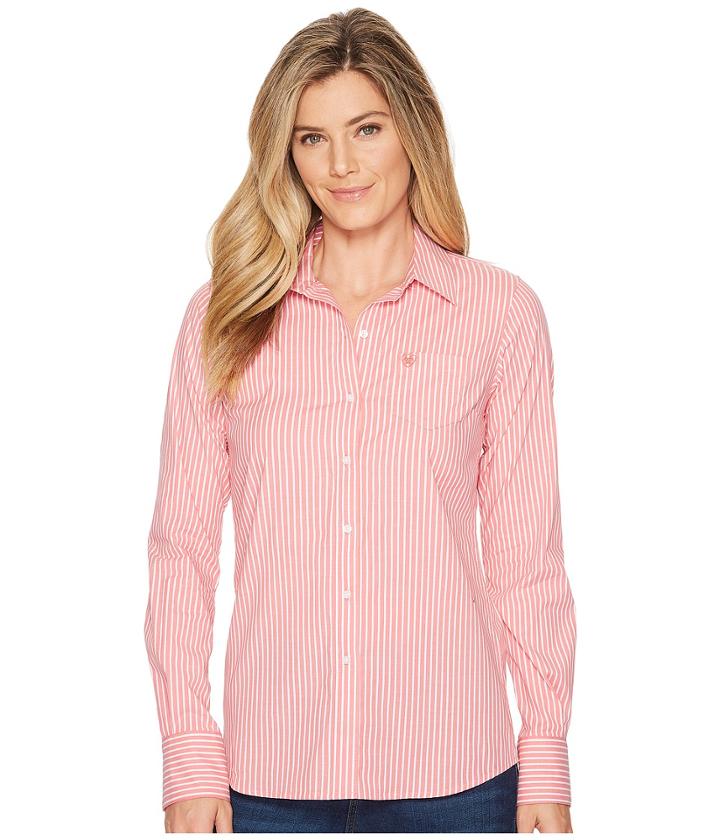 Ariat Kirby Stretch Shirt (dubarry Stripe) Women's Long Sleeve Button Up