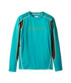 Marmot Kids Windridge W/ Graphic Long Sleeve Top (little Kids/big Kids) (deep Jade/slate Grey) Boy's Long Sleeve Pullover