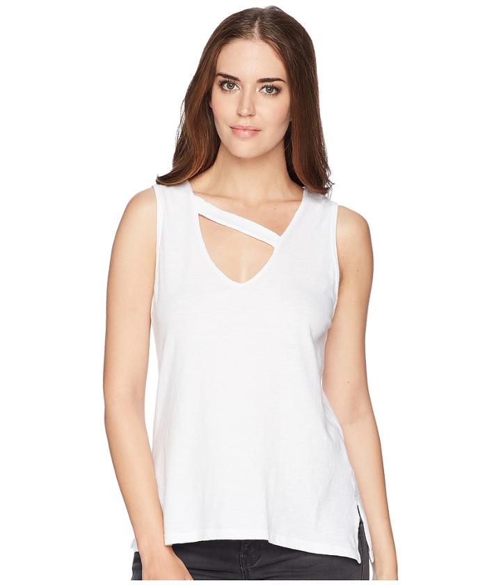 Lna Palos Tank Top (white) Women's Sleeveless
