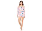 Lilly Pulitzer Lana Romper (tiki Pink Beach Bliss) Women's Jumpsuit & Rompers One Piece