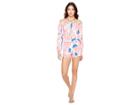 Lilly Pulitzer Lana Romper (tiki Pink Beach Bliss) Women's Jumpsuit & Rompers One Piece