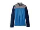 Adidas Golf Kids 3-stripe Layering Jacket (big Kids) (trace Royal) Boy's Coat